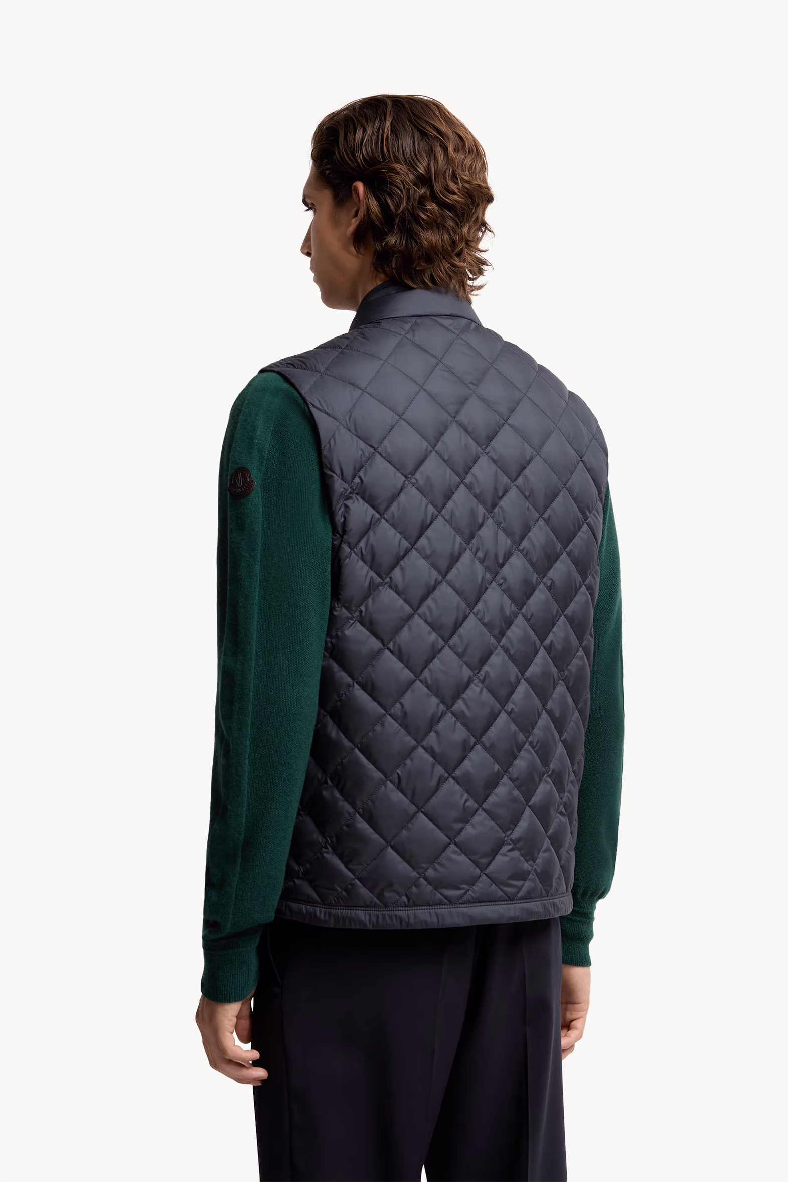 Lycope Diamond-Quilted Down Vest Men Blue Moncler 5